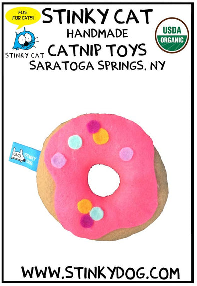 organic catnip toy donut