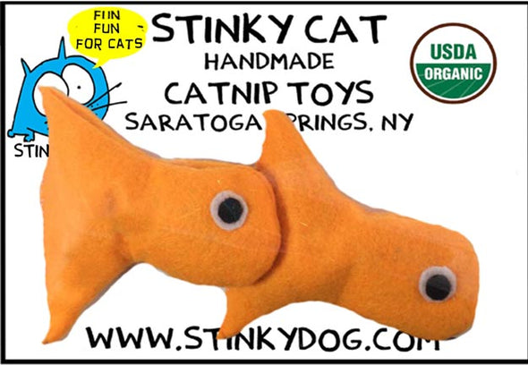 organic catnip toy goldfish