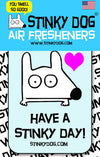 Stinky Dog air freshener aqua scent