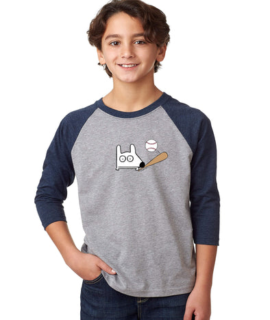 Stinky Dog Kids Baseball T-Shirt