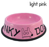 Stainless Steel No-Slip Pink Dog Bowl by Stinky Dog