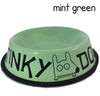 Stainless Steel No-Slip mint green Dog Bowl by Stinky Dog