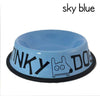 Stainless Steel No-Slip blue Dog Bowl by Stinky Dog