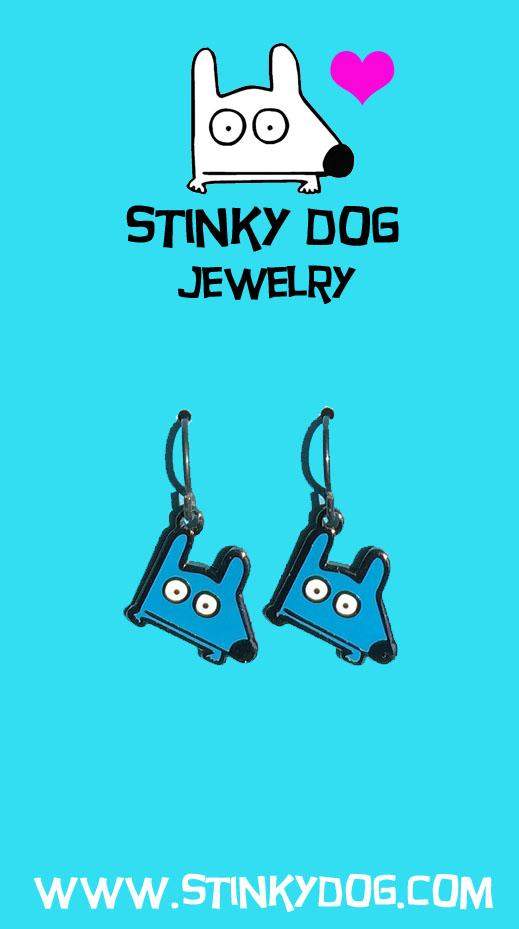 Stinky Dog jewelry Earrings | Blue