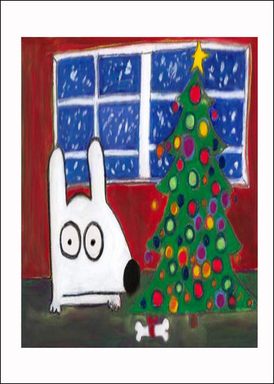 Stinky Dog greeting card- Holiday | Christmas