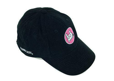 Stinky Dog-Classic Logo Cap | Black with Pink Logo