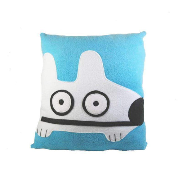 Stinky Dog Light Blue Pillow-Plush