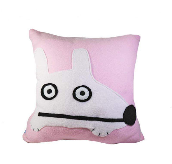 Stinky Dog Light Pink Pillow-Plush