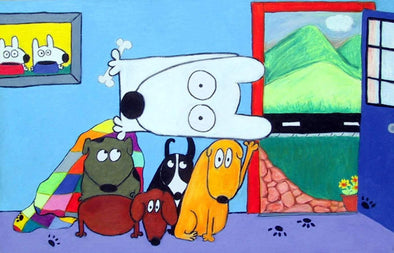Stinky Dog-Original Art | Stinky Friends