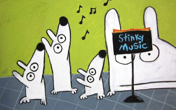 Stinky Dog-Original Art | Stinky Music