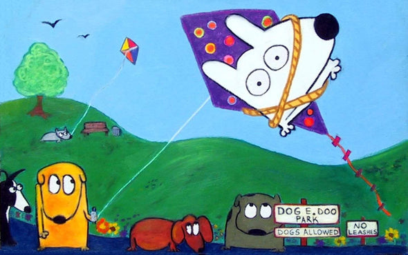 Stinky Dog-Original Art | Stinky Dog Park