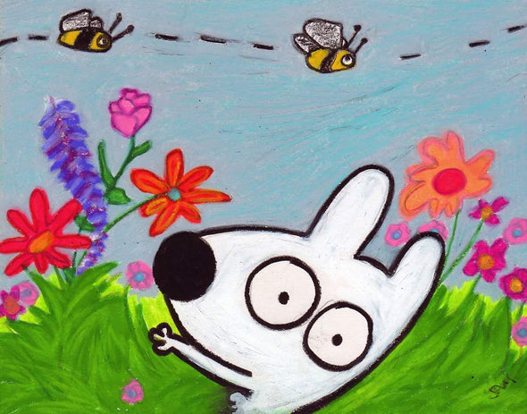 Stinky Dog-Original Art | Stinky Summer