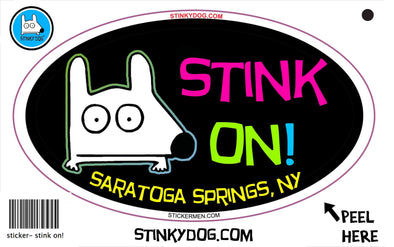 Stink On! Sticker-sticker-Stinky Dog