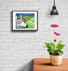 room decor stinky dog framed print vineyard